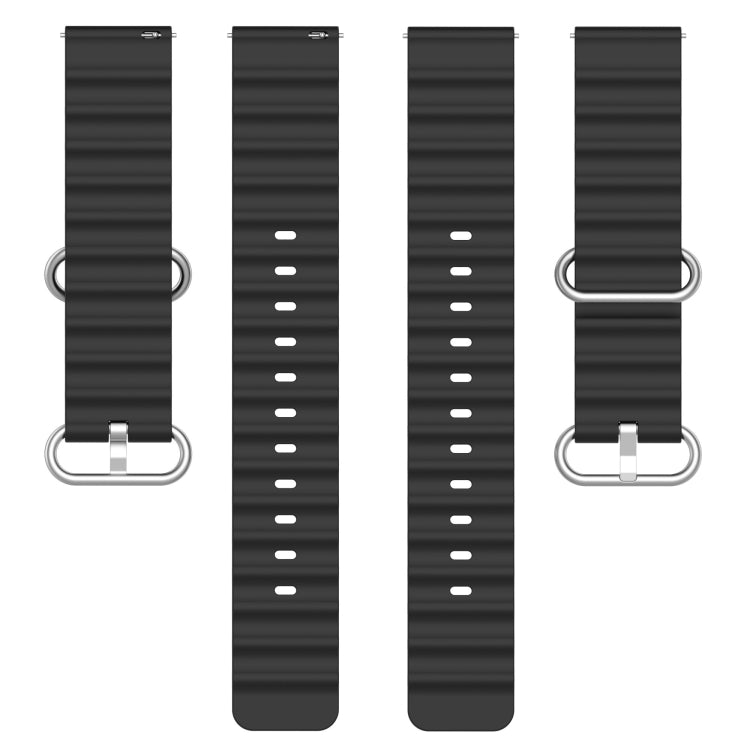 For Xiaomi MI Watch S1 Pro 22mm Ocean Style Silicone Solid Color Watch Band(Dark Blue) - free shipping - PMC TechLife - Order now!