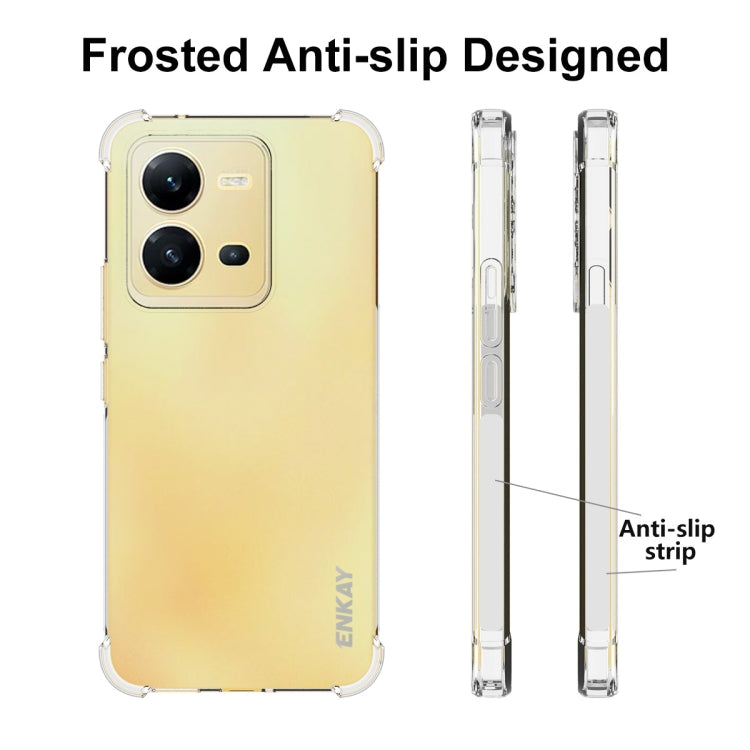 For vivo V25 5G Global ENKAY Clear TPU Shockproof Phone Case - free shipping - PMC TechLife - Order now!