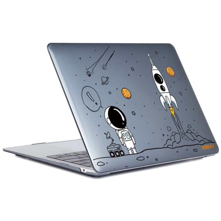 For MacBook Air 13.6 2022/2024  A2681 (M2) / A3113  (M3) ENKAY Hat-Prince Spaceman Pattern Protective Crystal Case Cover Hard Shell(Spaceman No.1) - free shipping - PMC TechLife - Order now!