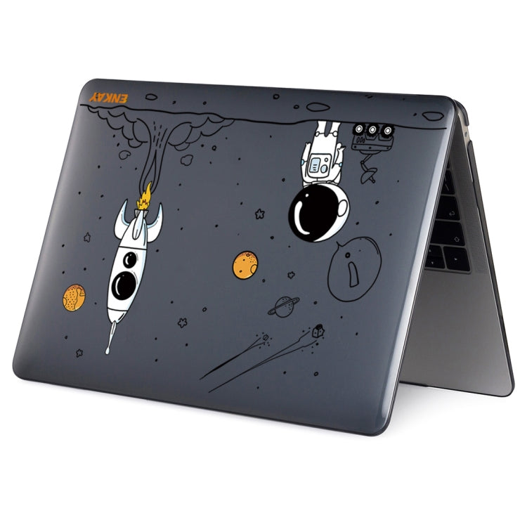 For MacBook Air 13.6 2022/2024  A2681 (M2) / A3113  (M3) ENKAY Hat-Prince Spaceman Pattern Protective Crystal Case Cover Hard Shell(Spaceman No.1) - free shipping - PMC TechLife - Order now!