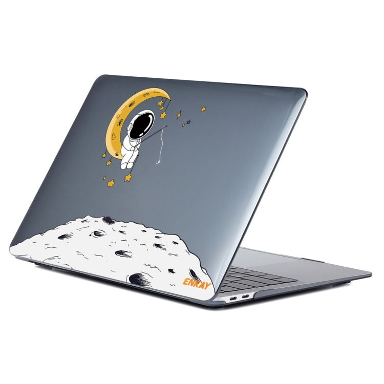 For MacBook Air 13.6 2022/2024  A2681 (M2) / A3113  (M3) ENKAY Hat-Prince Spaceman Pattern Protective Crystal Case Cover Hard Shell(Spaceman No.3) - MacBook Air Cases by ENKAY | Online Shopping South Africa | PMC TechLife | Buy Now Pay Later Mobicred