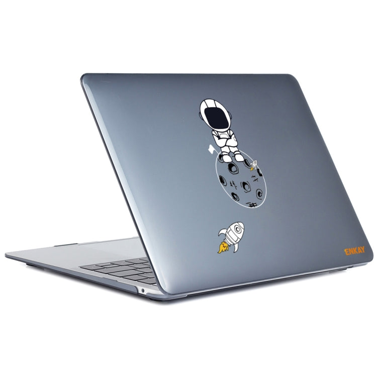 For MacBook Air 13.6 inch  A2681 ENKAY Hat-Prince Spaceman Pattern Protective Crystal Case Cover Hard Shell(Spaceman No.4) - MacBook Air Cases by ENKAY | Online Shopping South Africa | PMC TechLife