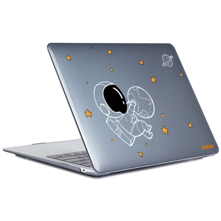 For MacBook Air 13.6 inch  A2681 ENKAY Hat-Prince Spaceman Pattern Protective Crystal Case Cover Hard Shell(Spaceman No.5) - MacBook Air Cases by ENKAY | Online Shopping South Africa | PMC TechLife