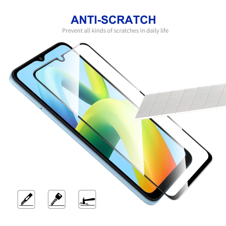 For Xiaomi Redmi A1 / A1+ / A2 / A2+ 10pcs ENKAY Full Glue 0.26mm 9H 2.5D Tempered Glass Full Film -  by ENKAY | Online Shopping South Africa | PMC Jewellery