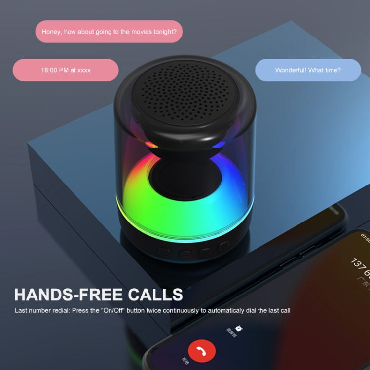ENKAY Hat-Prince Portable RGB Light Wireless Bluetooth Speaker, Size:L - Mini Speaker by ENKAY | Online Shopping South Africa | PMC TechLife | Buy Now Pay Later Mobicred