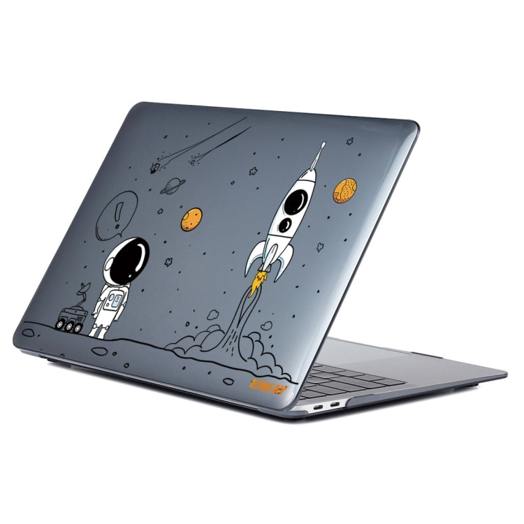 For MacBook Pro 13.3 A1708 ENKAY Hat-Prince 3 in 1 Spaceman Pattern Laotop Protective Crystal Case with TPU Keyboard Film / Anti-dust Plugs, Version:US(Spaceman No.1) - MacBook Pro Cases by ENKAY | Online Shopping South Africa | PMC Jewellery | Buy Now Pay Later Mobicred