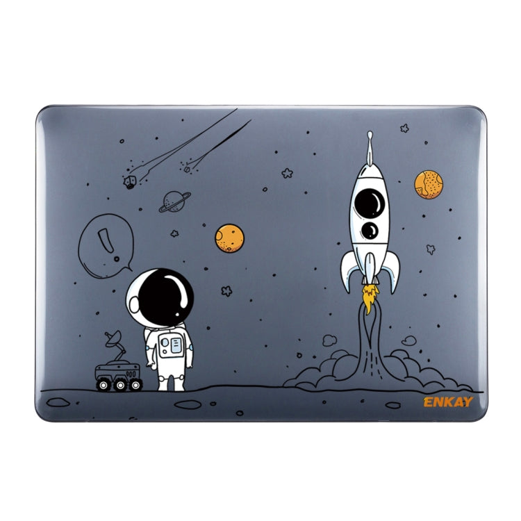 For MacBook Pro 13.3 A2251/A2289/A2338 ENKAY Hat-Prince 3 in 1 Spaceman Pattern Laotop Protective Crystal Case with TPU Keyboard Film / Anti-dust Plugs, Version:US(Spaceman No.1) - MacBook Pro Cases by ENKAY | Online Shopping South Africa | PMC Jewellery