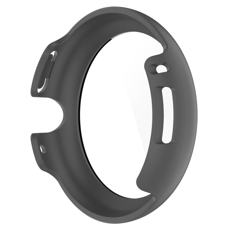 For Google Pixel Watch Tempered Glass Film PC Watch Case(Gray) - Watch Cases by PMC TechLife | Online Shopping South Africa | PMC TechLife | Buy Now Pay Later Mobicred