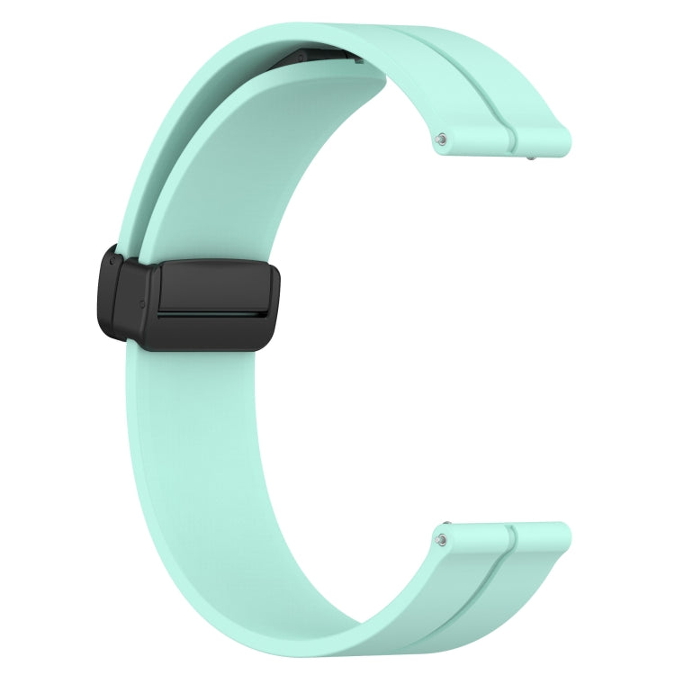 Compatible with Garmin Compatible witherunner 645 Music 20mm Solid Color Magnetic Clasp Silicone Watch Band(Teal) - free shipping - PMC TechLife - Order now!