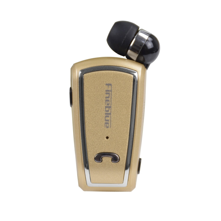 Fineblue F-V3 Bluetooth 4.1 Wireless Stereo Bluetooth In-Ear Earphone Mini Headset Gold - Bluetooth Earphone by Fineblue | Online Shopping South Africa | PMC Jewellery | Buy Now Pay Later Mobicred