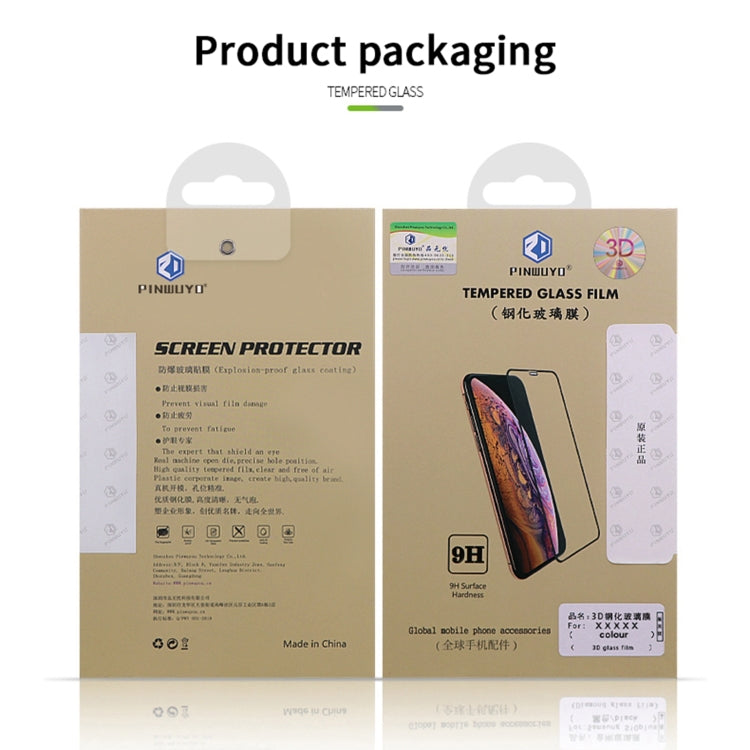 For Google Pixel 7 Pro PINWUYO 9H 3D Curved Full Screen Explosion-proof Tempered Glass Film(Black) - free shipping - PMC TechLife - Order now!