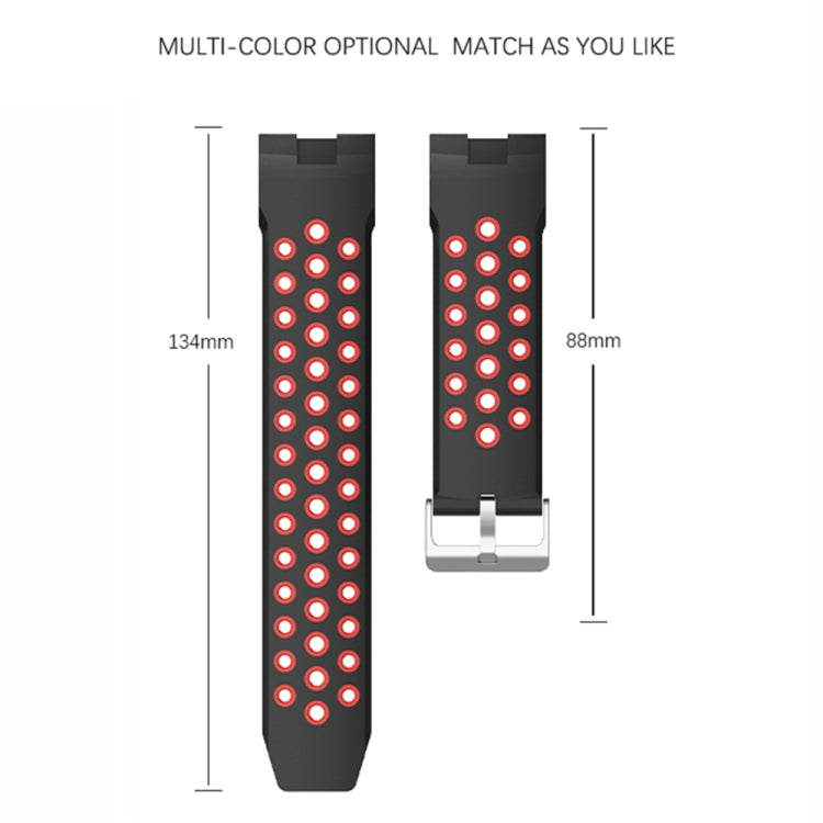 For Huawei Watch GT Cyber Two-Color Breathable Watch Band(Red+Black) - free shipping - PMC TechLife - Order now!