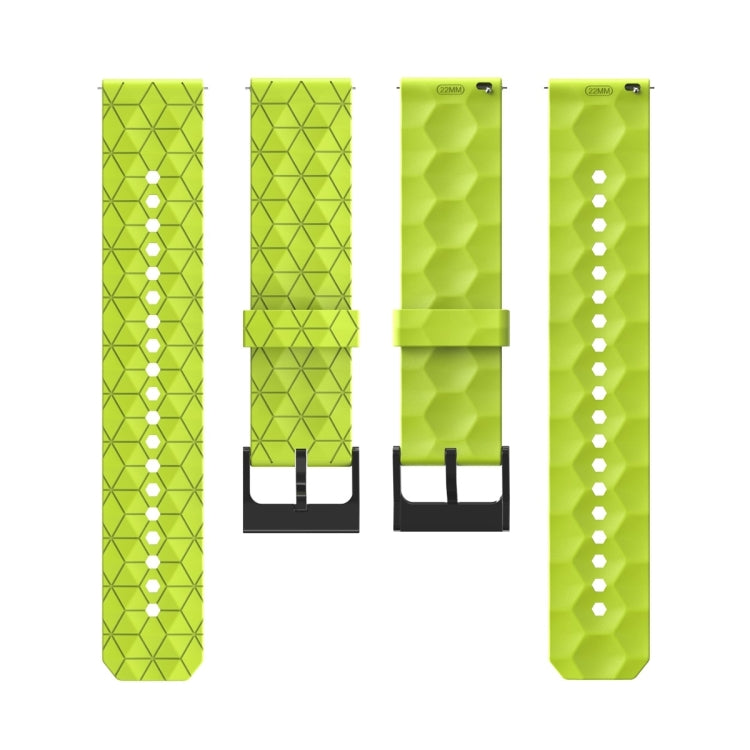 For Amazfit GTR 3 22mm Football Pattern Solid Color Silicone Watch Band(Wine Red) - free shipping - PMC TechLife - Order now!