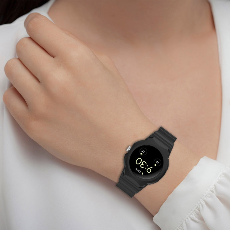 For Google Pixel Watch Integrated Fully Enclosed Silicone Watch Band(Transparent) - free shipping - PMC TechLife - Order now!