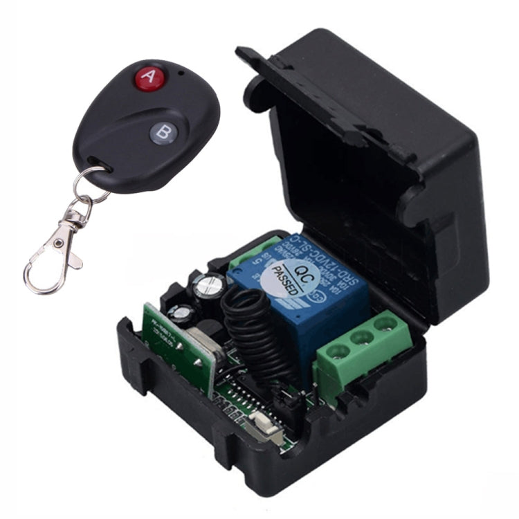 12V 10A RF Wireless Remote Control Switch 1CH Relay Receiver - free shipping - PMC TechLife - Order now!
