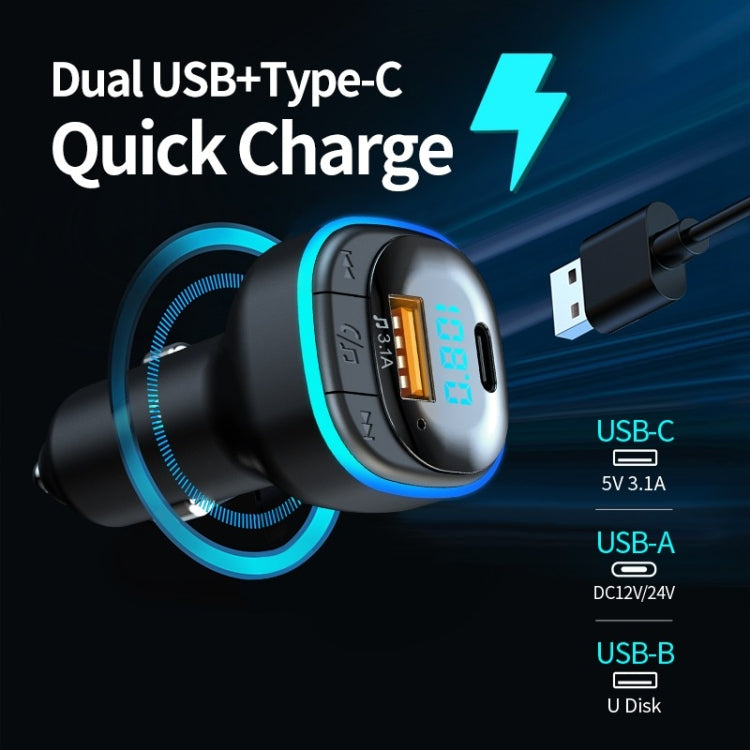 C33 Car Charger Quick Charge Type C Fast Charging Phone Adapter - Car Charger by PMC Jewellery | Online Shopping South Africa | PMC Jewellery
