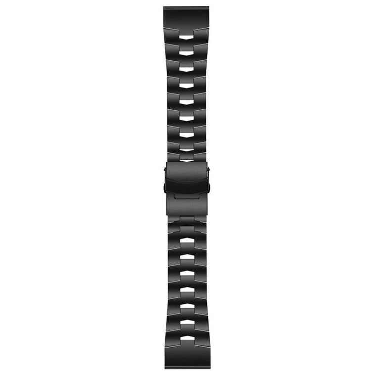 Compatible with Garmin Fenix 5 Plus 22mm Titanium Alloy Quick Release Watch Band(Black) - free shipping - PMC TechLife - Order now!