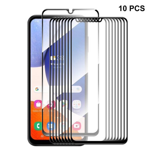 For Samsung Galaxy A14 5G 10pcs ENKAY Hat-Prince Full Glue 0.26mm 9H 2.5D Tempered Glass Full Film - Galaxy Tempered Glass by ENKAY | Online Shopping South Africa | PMC Jewellery