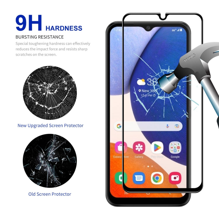 For Samsung Galaxy A14 5G 10pcs ENKAY Hat-Prince Full Glue 0.26mm 9H 2.5D Tempered Glass Full Film - Galaxy Tempered Glass by ENKAY | Online Shopping South Africa | PMC Jewellery