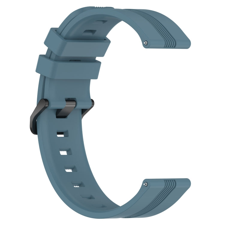 Compatible with Garmin Venu 2 Plus 20mm Concave Striped Slicone Watch Band(Rock Cyan) - free shipping - PMC TechLife - Order now!