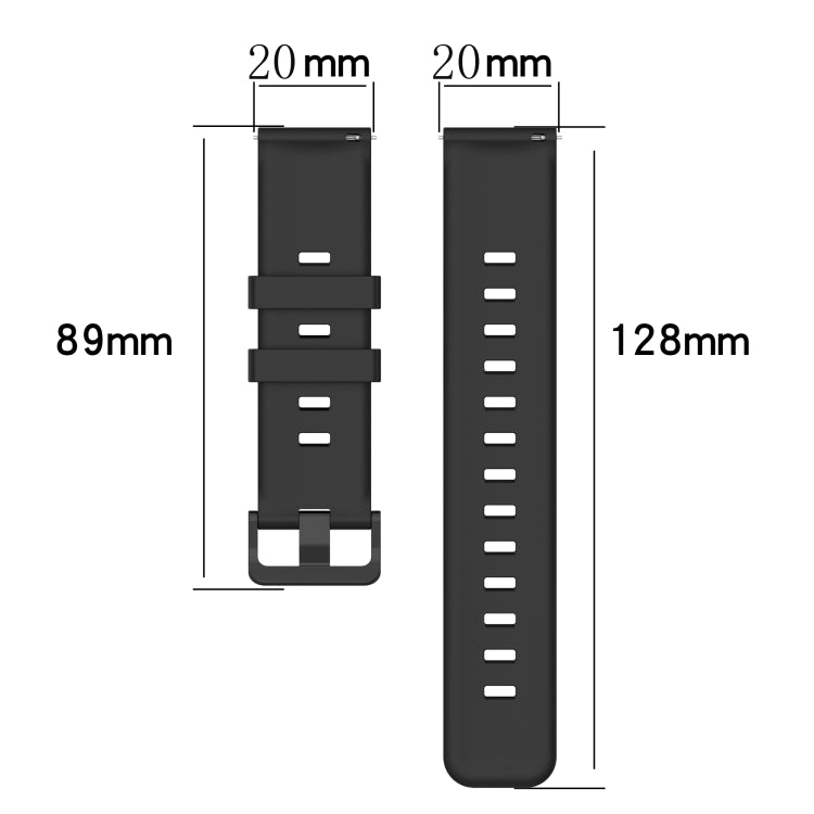 Compatible with Garmin Garminmove Style 20mm Concave Striped Slicone Watch Band(Rock Cyan) - free shipping - PMC TechLife - Order now!