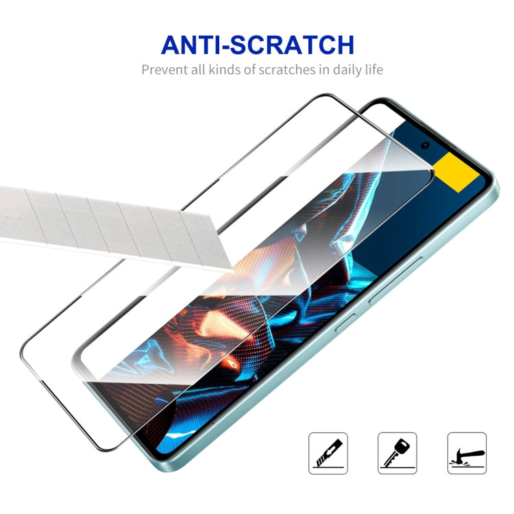 For Xiaomi Poco X5 Pro 10pcs ENKAY Hat-Prince Full Glue 0.26mm 9H 2.5D Tempered Glass Full Film -  by ENKAY | Online Shopping South Africa | PMC Jewellery