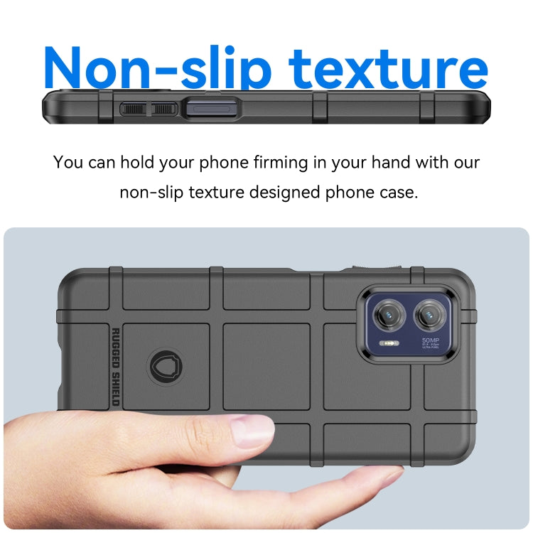 For Motorola Moto G73 Full Coverage Shockproof TPU Case(Black) - free shipping - PMC TechLife - Order now!