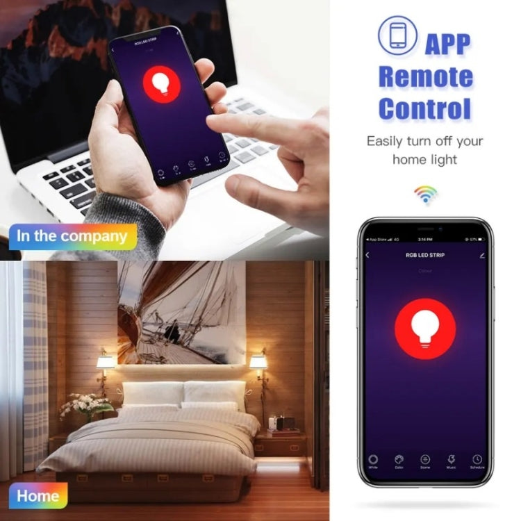 DP01 TUYA WiFi Smart Light Bulb 15W E26 E27 RGB + White + Warm White LED Bulb - LED Bulbs by PMC TechLife | Online Shopping South Africa | PMC TechLife