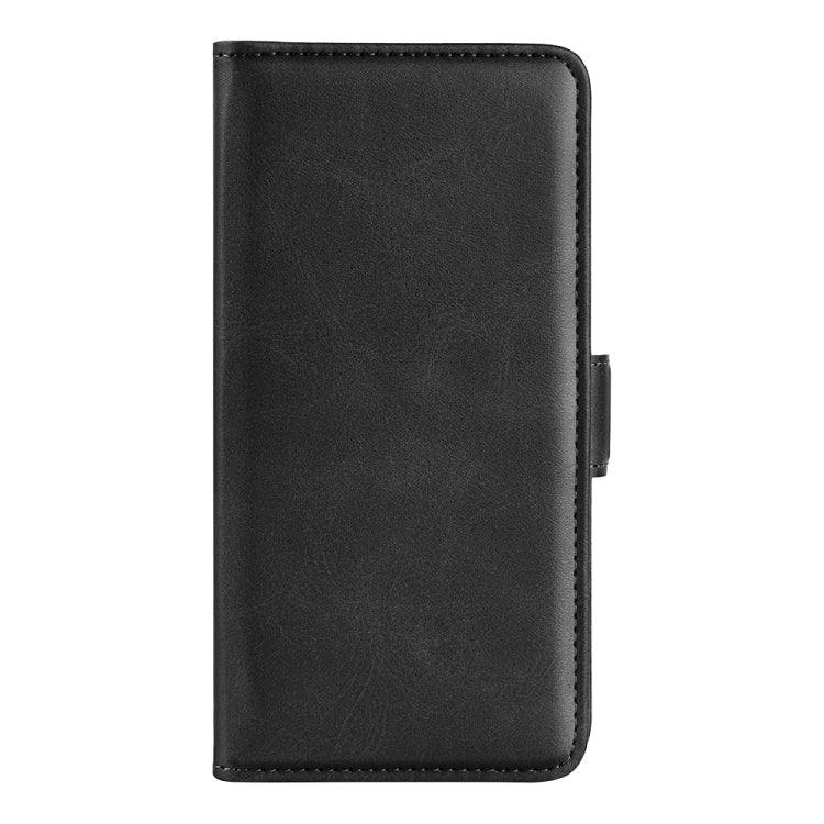 For Motorola Moto E13 Dual-side Magnetic Buckle Horizontal Flip Leather Phone Case(Black) - free shipping - PMC TechLife - Order now!