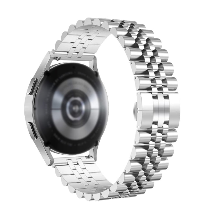 For Huawei Watch Buds Five Bull Half Round Stainless Steel Watch Band + Strap Removal Tool(Silver) -  by PMC TechLife | Online Shopping South Africa | PMC TechLife
