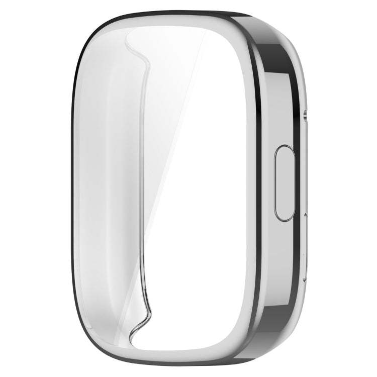 For Redmi Watch 3 TPU Fully Enclosed Watch Protective Case(Sliver) - Smart Wear by PMC Jewellery | Online Shopping South Africa | PMC Jewellery