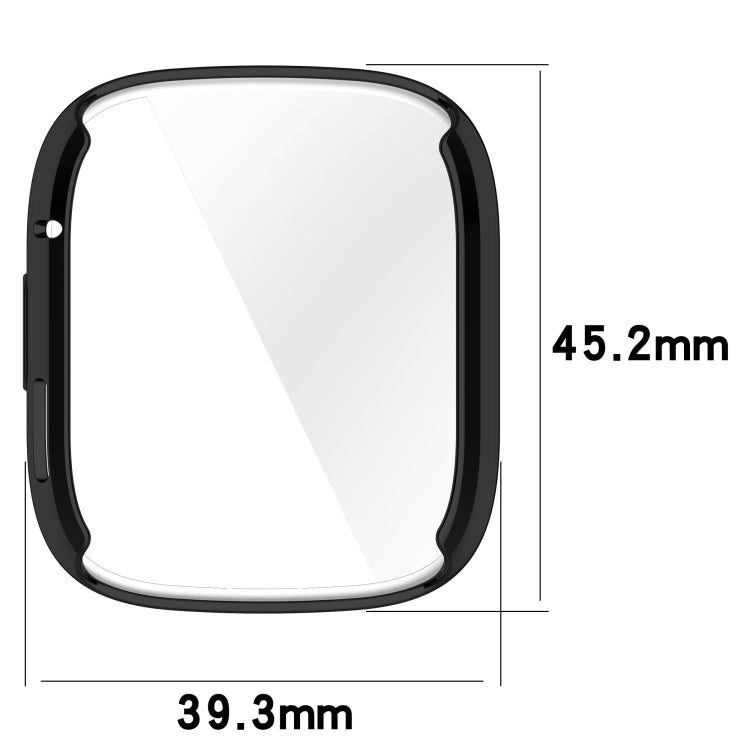 For Redmi Watch 3 Lite TPU Fully Enclosed Watch Protective Case(Black) - Smart Wear by PMC TechLife | Online Shopping South Africa | PMC TechLife