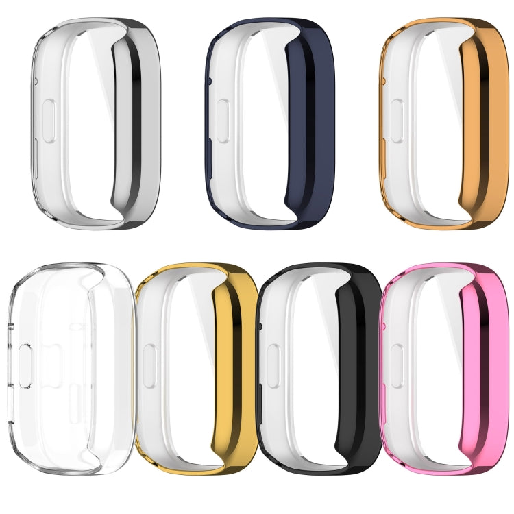 For Redmi Watch 3 Lite TPU Fully Enclosed Watch Protective Case(Rose Gold) - Smart Wear by PMC TechLife | Online Shopping South Africa | PMC TechLife