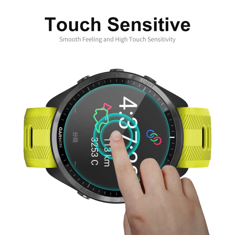5pcs Compatible with Garmin Compatible witherunner 965 ENKAY 0.2mm 9H Tempered Glass Screen Protector Watch Film - Screen Protector by ENKAY | Online Shopping South Africa | PMC TechLife | Buy Now Pay Later Mobicred