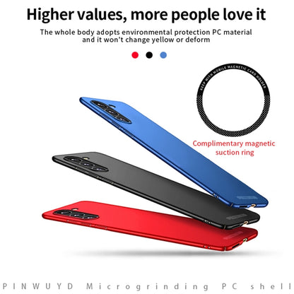 For Samsung Galaxy S23+ 5G PINWUYO Magnetic Magsafe Frosted PC Ultra-thin Hard Phone Case(Blue) - Galaxy S23+ 5G Cases by PINWUYO | Online Shopping South Africa | PMC Jewellery