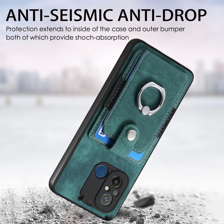 For Redmi Note 12 Pro+ Retro Skin-feel Ring Card Wallet Phone Case(Purple) - free shipping - PMC TechLife - Order now!