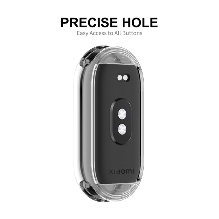 For Xiaomi Mi Band 8 ENKAY Hat-Prince Full Coverage Transparent Soft TPU Watch Case with Screen Protection - Watch Cases by ENKAY | Online Shopping South Africa | PMC Jewellery