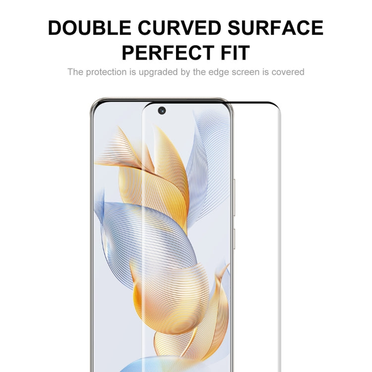 For Honor 90 5pcs ENKAY Hat-Prince Hot Bending Full Coverage Side Glue Tempered Glass Film - Honor Tempered Glass by ENKAY | Online Shopping South Africa | PMC TechLife | Buy Now Pay Later Mobicred
