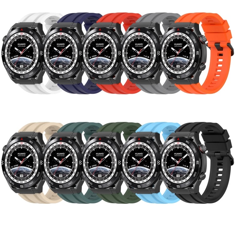 For Huawei Watch GT Runner Long & Short Sports Solid Color Silicone Watch Band Set(Midnight Blue) - Watch Bands by PMC TechLife | Online Shopping South Africa | PMC TechLife