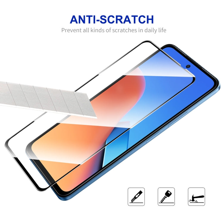 For Xiaomi Redmi 12 10pcs ENKAY Hat-Prince Full Glue High Aluminum-silicon Tempered Glass Film -  by ENKAY | Online Shopping South Africa | PMC Jewellery | Buy Now Pay Later Mobicred