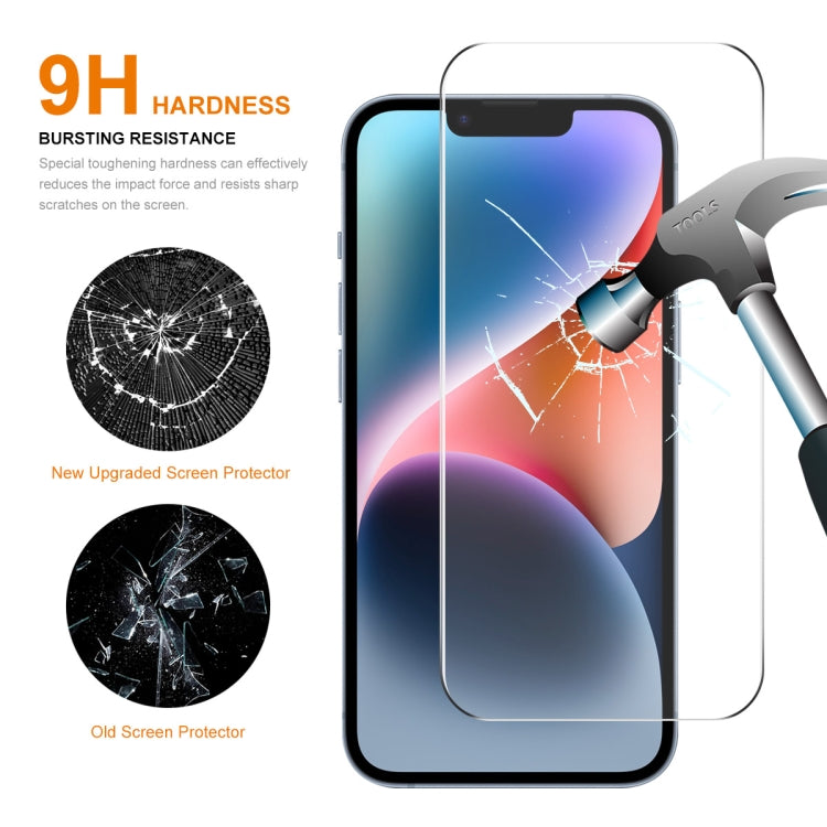 For iPhone 15 10pcs ENKAY 0.26mm 9H 2.5D High Aluminum-silicon Tempered Glass Film - iPhone 15 Tempered Glass by ENKAY | Online Shopping South Africa | PMC Jewellery | Buy Now Pay Later Mobicred