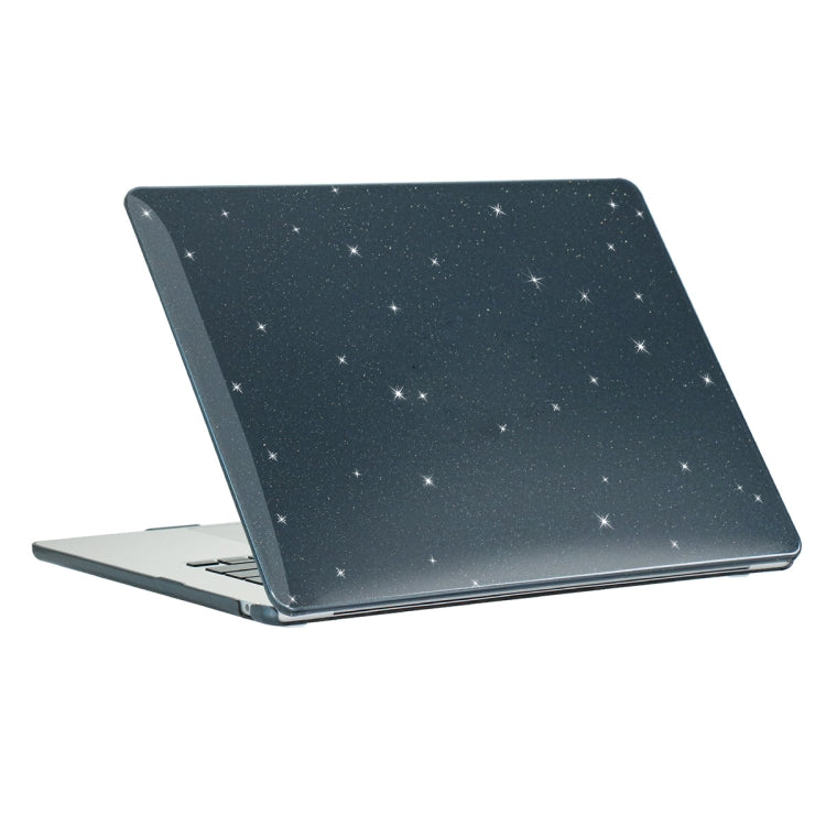 For MacBook Air 15.3 A2941 ENKAY EU Version 3 in 1 Bling Crystal Protective Case with TPU Keyboard Film & Anti-dust Plugs(Black) - MacBook Air Cases by ENKAY | Online Shopping South Africa | PMC Jewellery