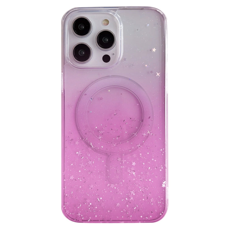 For iPhone 15 Pro Max Glitter MagSafe Hybrid Clear TPU Phone Case(Pink) - free shipping - PMC TechLife - Order now!