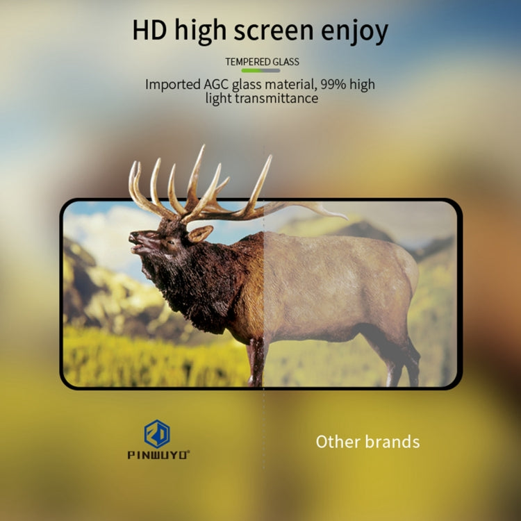 For OnePlus Open PINWUYO 9H 2.5D Full Screen Tempered Glass Film(Black) - OnePlus Tempered Glass by PINWUYO | Online Shopping South Africa | PMC TechLife | Buy Now Pay Later Mobicred