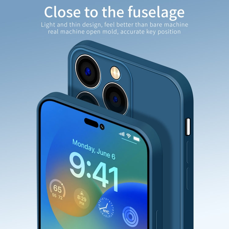 For iPhone 15 Pro Max PINWUYO Sense Series Liquid Silicone TPU Phone Case(Blue) - free shipping - PMC TechLife - Order now!
