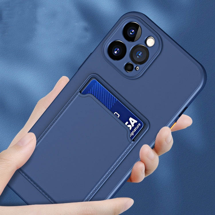 For iPhone 15 Skin Feel Card Contrast Color Button TPU Phone Case(Black) - free shipping - PMC TechLife - Order now!