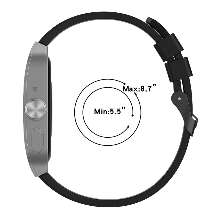 For OPPO Watch 4 Pro 22mm Solid Color Silicone Watch Band(Wine Red) -  by PMC TechLife | Online Shopping South Africa | PMC TechLife