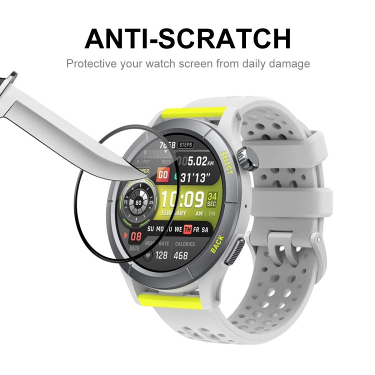 For Amazfit Cheetah / Cheetah Pro 5pcs ENKAY 3D Full Coverage Soft PC Edge PMMA HD Screen Film - Screen Protector by ENKAY | Online Shopping South Africa | PMC TechLife