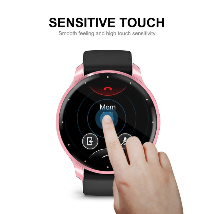 Compatible with Garmin Venu 3S ENKAY Hat-Prince Full Coverage Electroplated TPU Watch Case with Screen Protection(Pink) - free shipping - PMC TechLife - Order now!