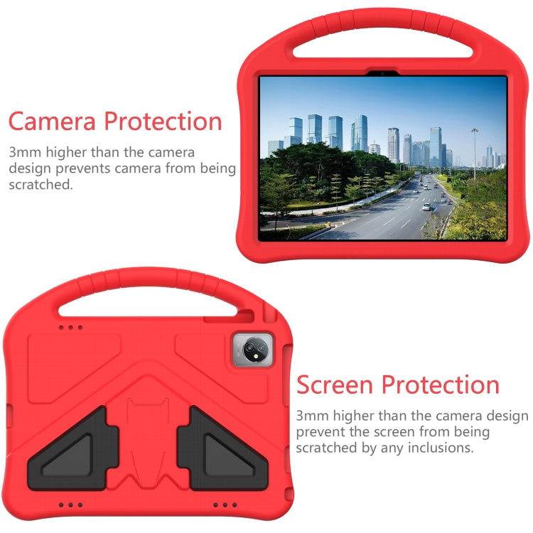 For Blackview Tab 8 WiFi 10.1 2023 EVA Shockproof Tablet Case with Holder(Red) - Others by PMC TechLife | Online Shopping South Africa | PMC TechLife | Buy Now Pay Later Mobicred